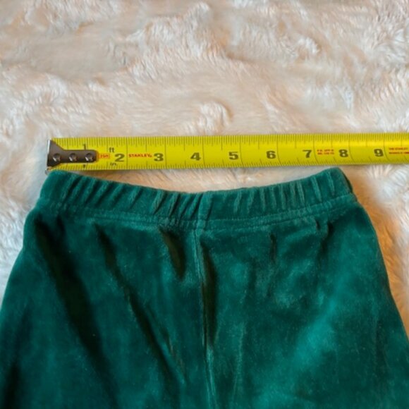 Sears Baby Two-piece Green Velour Size 12 MTHS 20 LBS Holiday Vintage EUC - Picture 11 of 14